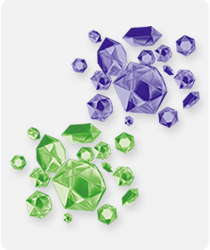 Color Core x 2sets (each 30pcs of Green & Purple)