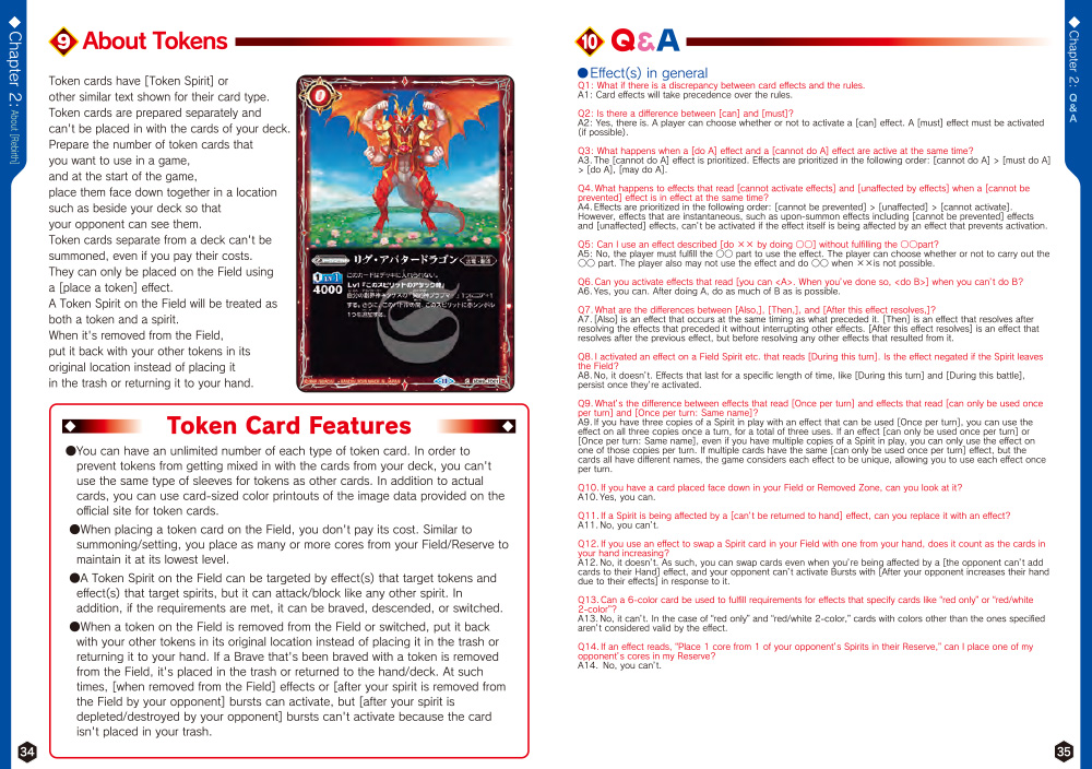 Battle Spirits Glossary